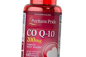 Коензим Q10 Co Q-10 200 Puritan's Pride 60гелкапс (70367015)
