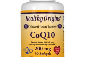 Коэнзим Q10 Healthy Origins Kaneka COQ10 200 мг 30 желатиновых капсул (HO35047)