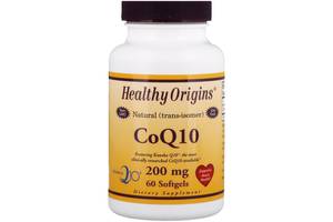 Коэнзим Q10 Healthy Origins Kaneka COQ10 200 мг 60 желатиновых капсул (HO35048)