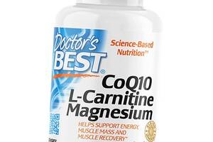 Коэнзим Q10 L-карнитин и Магний CoQ10 L-Carnitine Magnesium Doctor's Best 90вегкапс (70327024)