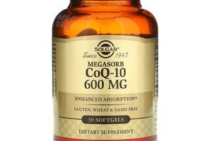 Коэнзим Q10 Megasorb CoQ-10 Solgar 600 мг 30 гелевых капсул