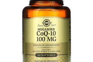 Коэнзим Solgar Megasorb CoQ-10 100 mg 60 Softgels SOL-00952