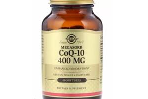 Коэнзим Solgar Megasorb CoQ-10 400 mg 60 Softgels