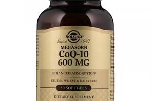 Коэнзим Solgar Megasorb CoQ-10 600 mg 30 Softgels