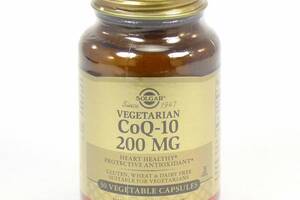 Коэнзим Solgar Vegetarian CoQ-10 200 mg 30 Veg Caps