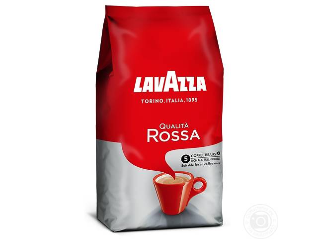 Кофе в зернах Lavazza Qualita Rossa 1 кг / Кава в зернах