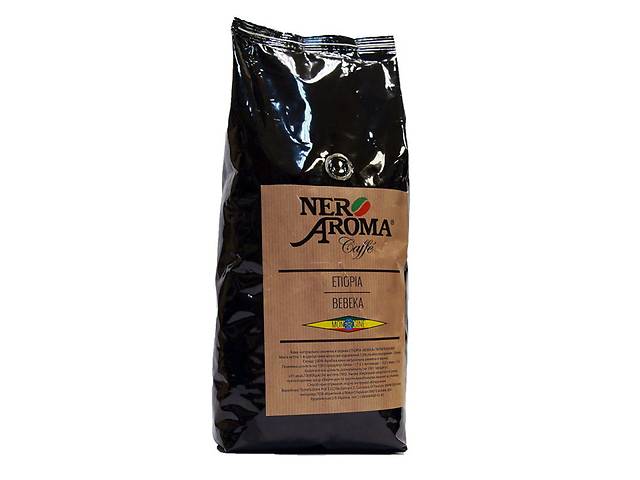 Кава у зернах Nero Aroma Etiopia Bebeka 1 кг (hub_ZIJm16288)