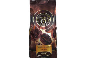 Кава в зернах Orso Bruno 70% арабіка 30% робуста 10 шт х 1 кг