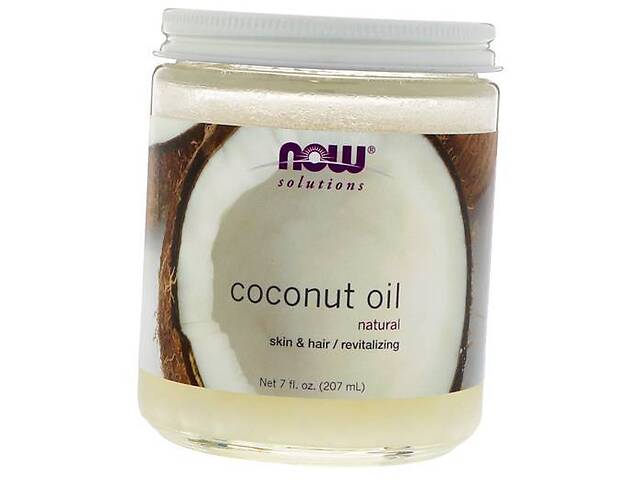 Кокосовое масло для волос и кожи Coconut Oil Now Foods 207мл (43128003)