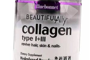 Коллаген 1 и 3 типа Collagen Types I & III Powder Bluebonnet Nutrition 198г (68393002)