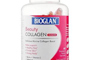 Коллаген Bioglan Beauty Collagen 60 Gummies Strawberry