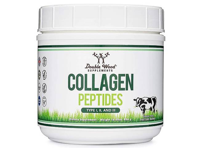 Коллаген Double Wood Collagen Peptides (Type I, II and III) 456 g /38 servings