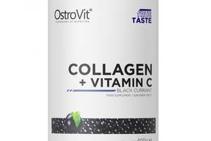 Коллаген OstroVit Collagen + Vitamin C 400 g Black currant