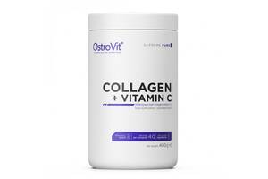 Коллаген OstroVit Collagen + Vitamin C 400 g Pure