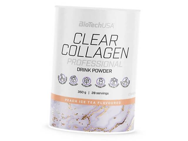 Коллаген с Гиалуроновой кислотой и витаминами Clear Collagen Professional BioTech (USA) 350г Холодный чай с персиком...