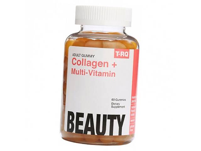 Коллаген с Мультивитаминами Collagen + Multi-Vitamin Beauty T-RQ 60таб Фруктовый (68535001)