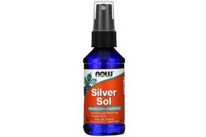 Коллоидное Серебро Now Foods Silver Sol 4 жидких унций 119 мл