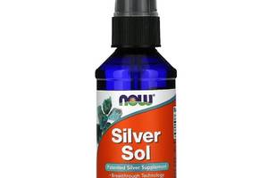 Коллоидное Серебро Now Foods Silver Sol 4 жидких унций 119 мл