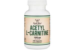 Комплекс Ацетил/Карнитин Double Wood Supplements Acetyl L-Carnitine 1000 mg (2 caps per serving) 150 Caps