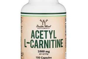 Комплекс Ацетил/Карнитин Double Wood Supplements Acetyl L-Carnitine 1000 mg (2 caps per serving) 150 Caps