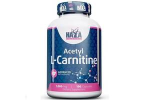 Комплекс Ацетил/Карнитин Haya Labs Acetyl L-Carnitine 1000 mg 100 Caps