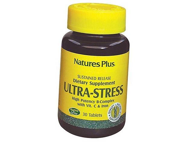 Комплекс для борьбы со стрессом с железом Ultra Stress Nature's Plus 30таб (36375078)