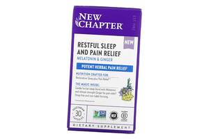 Комплекс для хорошего сна Restful Sleep and Pain Relief New Chapter 30вегкапс (72377001)