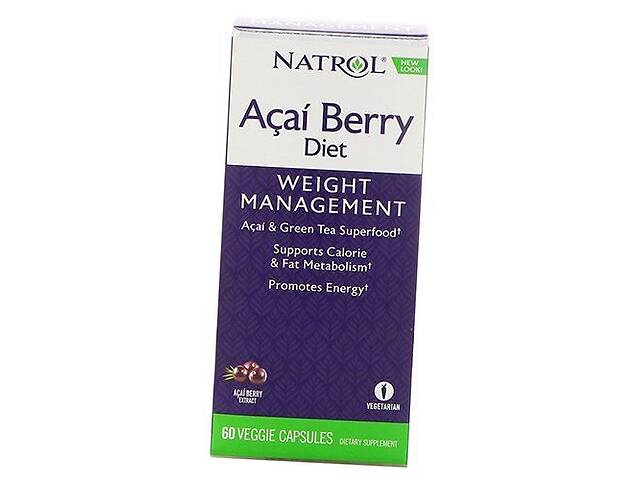 Комплекс для коррекции веса AcaiBerry Diet Natrol 60вегкапс (02358003)