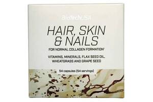 Комплекс для кожи волос ногтей BioTechUSA Hair Skin & Nails 54 Caps