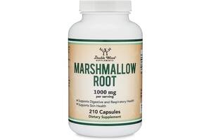 Комплекс для кожи волос ногтей Double Wood Supplements Marshmallow Root 1000 mg (2 caps per serving) 210 Caps