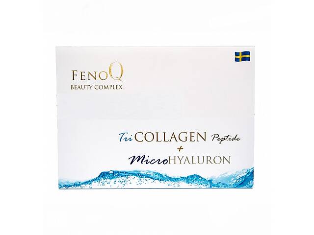 Комплекс для кожи волос ногтей FenoQ TriCollagen Beauty Complex Tricollagen Peptide+MicroHyaluron 28 х 25 ml