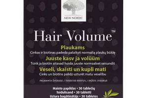 Комплекс для кожи волос ногтей New Nordic Hair Volume 30 Tabs