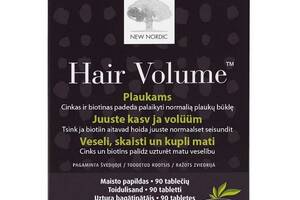 Комплекс для кожи волос ногтей New Nordic Hair Volume 90 Tabs