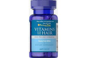 Комплекс для кожи, волос, ногтей Puritan's Pride VITAMINS for the HAIR 60 Tabs