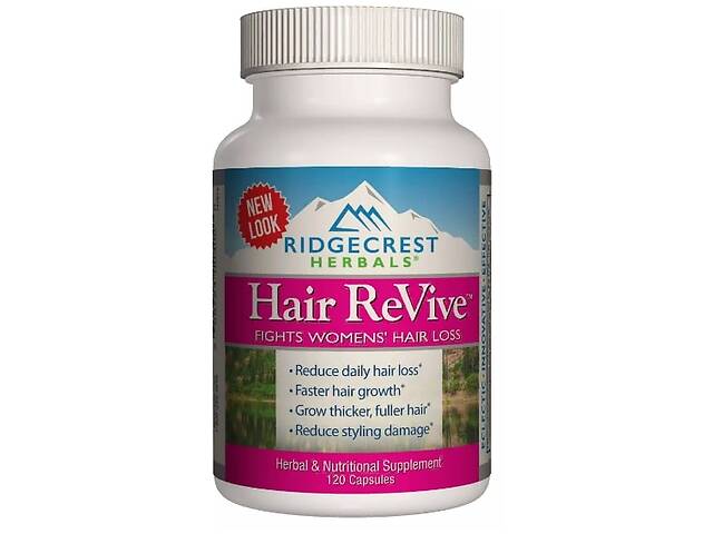 Комплекс для кожи волос ногтей RidgeCrest Herbals Hair ReVive 120 Caps RCH305