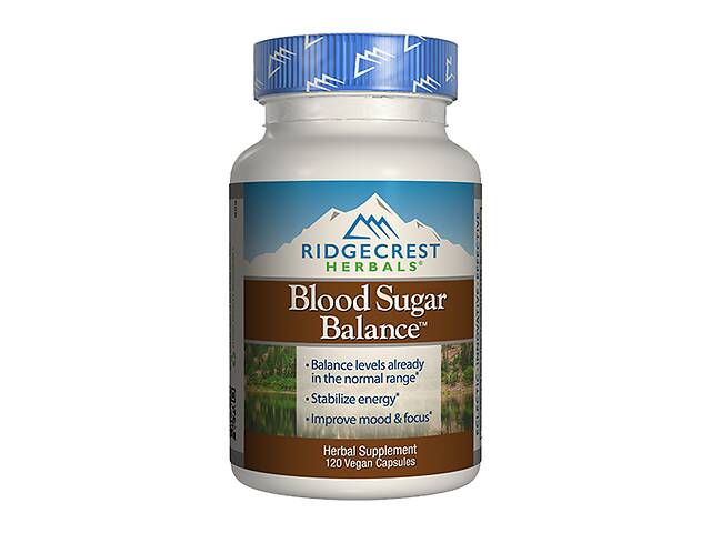 Комплекс для Нормализации Сахара в Крови Blood Sugar Balance RidgeCrest Herbals 120 гелевых капсул