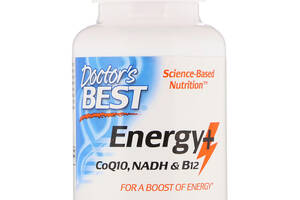 Комплекс для Поддержки Энергии Energy+ CoQ10 NADH & B12 Doctor's Best 60 капсул