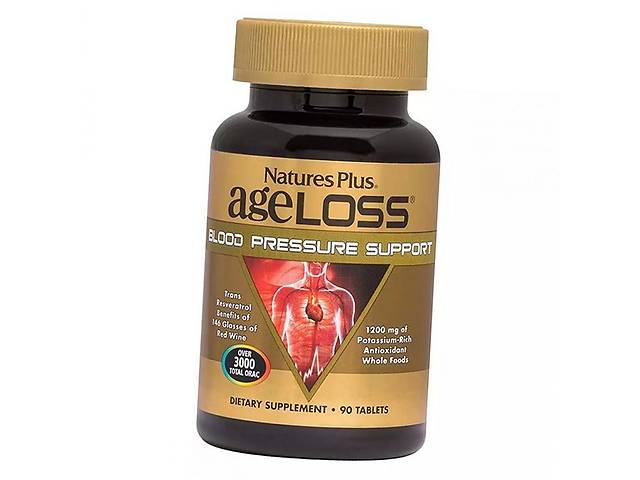 Комплекс для поддержки кровяного давления AgeLoss Blood Pressure Nature's Plus 90таб (71375040)