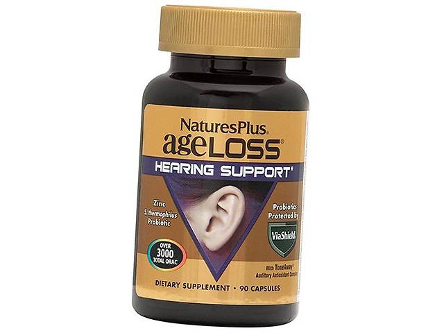 Комплекс для поддержки слуха AgeLoss Hearing Support Nature's Plus 90капс (71375050)