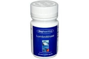 Комплекс для профилактики давления и кровообращения Allergy Research Group Lumbrokinase 60 Caps ALG-76140