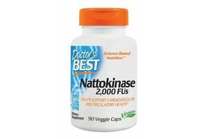 Комплекс для профилактики давления и кровообращения Doctor's Best Nattokinase 2,000 FU 90 Veg Caps