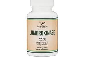 Комплекс для профилактики давления и кровообращения Double Wood Supplements Lumbrokinase 150 mg 10000 FU (2 caps per...