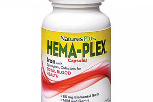 Комплекс для профилактики давления и кровообращения Nature's Plus Hema-Plex 60 Veg Caps