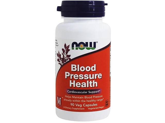 Комплекс для профилактики давления и кровообращения NOW Foods Blood Pressure 90 Veg Caps