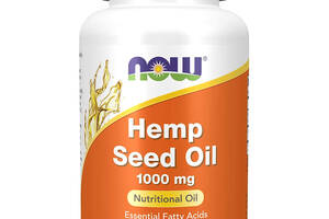 Комплекс для профилактики давления и кровообращения NOW Foods Hemp Seed Oil 1000 mg 120 Softgels