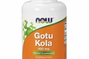 Комплекс для профилактики давления и кровообращения NOW Foods GOTU KOLA 450 mg 100 Veg Caps