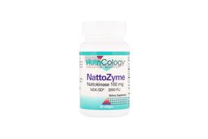 Комплекс для профилактики давления и кровообращения Nutricology NattoZyme Nattokinase 100 mg 60 Softgels