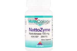 Комплекс для профилактики давления и кровообращения Nutricology NattoZyme Nattokinase 100 mg 60 Softgels