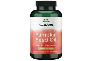 Комплекс для профилактики давления и кровообращения Swanson Pumpkin seed oil 1000 mg 100 Caps