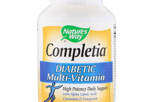 Комплекс для профилактики диабета Nature's Way Completia Diabetic Multi-Vitamin Iron Free 90 Tabs